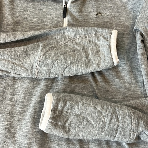 KJUS Ladies Trace Halfzip Midlayer - Size 38 Medium - Grey Melange - Picture 5 of 9